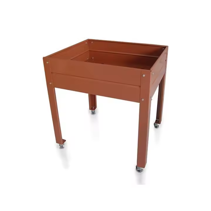 MESA DE CULTIVO DE 80X60 LACADA MARRON - 1