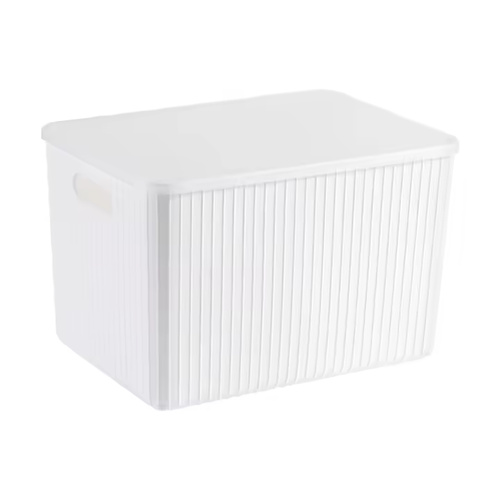 Caja Baobab rectangular, capacidad 1,5 litros, polipropileno, sin BPA, Blanco Pérgamo, dimensiones 12,8X16,7X10 - 1