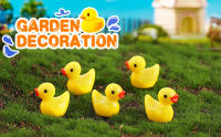 Mini Pato De Resina En Lote De 100/200 Pcs Para Decoración De Jardín Miniatura Set De Figuras Pequeñas Para Pastel DIY Y Juegos - details 1