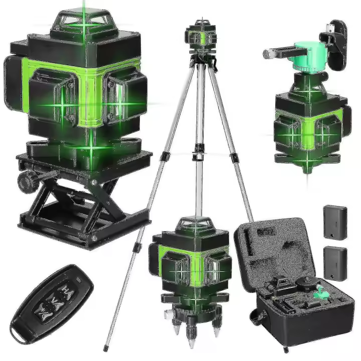 Multifunctional 4d 16 Lines Laser Level 3 Self-leveling Machine Usb Rechargeable Lithium Battery Lev - 1