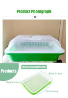 Bandeja De Germinación Para Semillas Doble Capa Arco Sin Suelo Sistema De Cultivo Hidroponía Macetas Para Plantas Accesorios De Jardinería - details 8