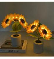 Lámpara De Noche LED Recargable Con 3 Luces Flor De Ternero Iluminación Interior Para Dormitorio Luz De Mesa Decorativa - details 3