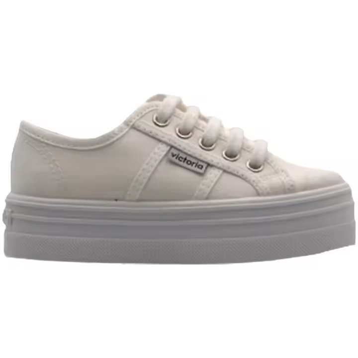Zapatillas Victoria  para niñas en color blanco - 1