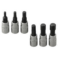 Juego De 3 Piezas De Brocas Hexagonales De 1/4 Pulgada H3 H4 H5 H6 H7 H8 Acero De Cromo Vanadio Para Tornillos De Presión Cilíndrica - details 1
