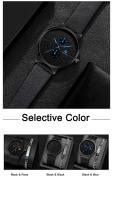 Reloj Deportivo Para Hombre 2pcs Set Moda Reloj De Pulsera De Cuarzo Negocio Casual Reloj De Lujo Relogio Masculino Con Correa De Cuero - details 6