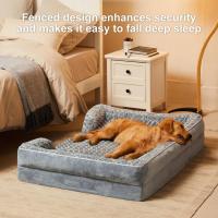 Camas para perros grandes, cama lavable para perros, sofá cama para perros con revestimiento impermeable y base antideslizante,71*58cm, sofá ortopédico de espuma con forma de huevo para que duerma tu mascota, cama para perros grandes - details 0
