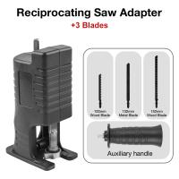 Kit De Adaptador Para Sábanas Reciprocantes Multipropósito 3/9pcs Herramienta De Carpintería DIY Para Corte De Madera PVC Metal - details 8