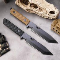 Cuchillo De Camping Al Aire Libre Portátil Exploración De Selva Cuchillo De Montañismo De Alta Dureza Cuchillo De Sobrevivencia Acero Inoxidable - details 0