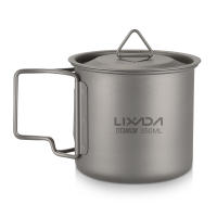 Taza De Camping De Titanio Portátil Con Mano Doblada Adecuada Para Picnic Tamaño 300ml / 350ml / 450ml / 550ml / 650ml / 750ml - details 89