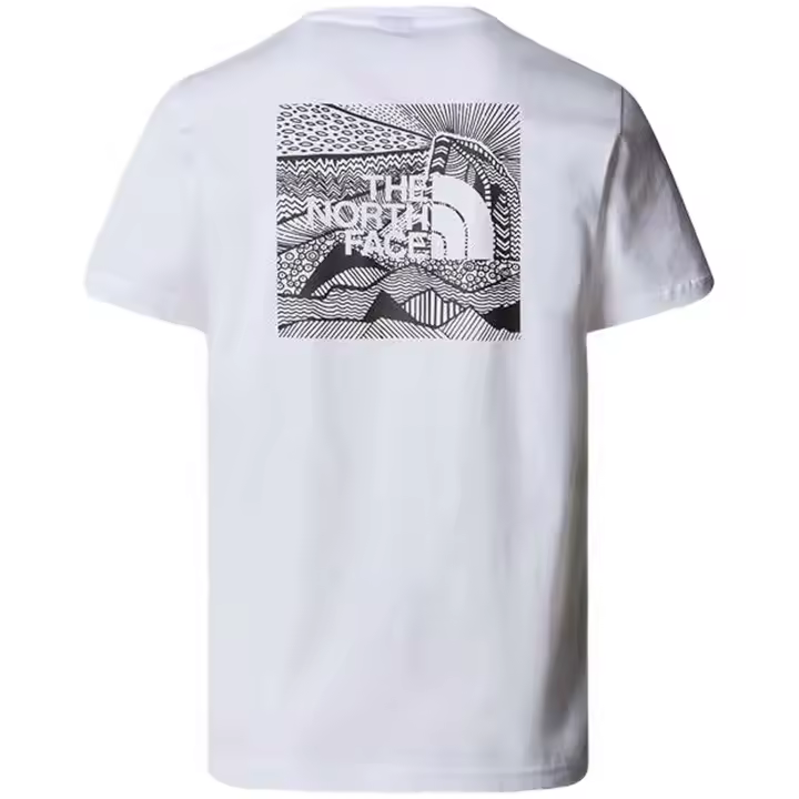 Camiseta de Manga Corta The North Face Redbox Celebration para hombre en color blanco - 1