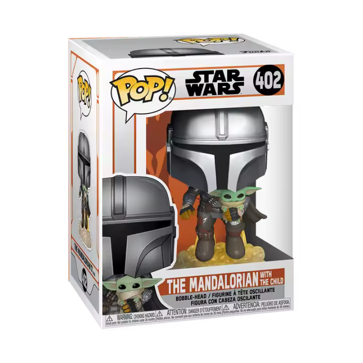 FUNKO POP! Star Wars: The Mandalorian - Mandaloriano con jetpack 402 - 1