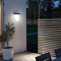 Luces solares de pared, luces impermeables con sensor de cuerpo humano, decoración de paredes de jardín y luces de jardín - details 1