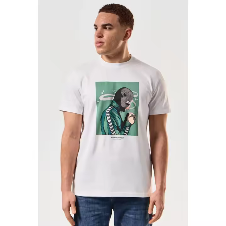 Weekend Offender Camiseta Hombre Fum Blanca     Camiseta hombre - 1