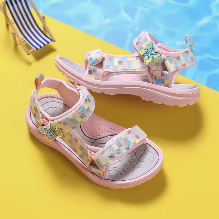 Sandalias de verano para niña diseñadas por Pearl Princess Atos, suaves y antideslizantes, adecuadas para niños - 1