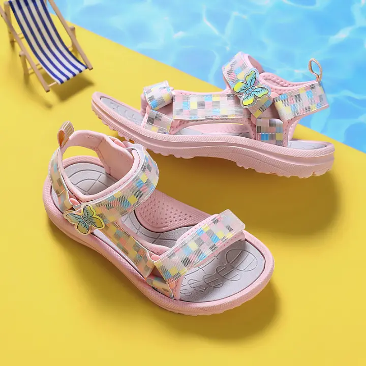Sandalias de verano para niña diseñadas por Pearl Princess Atos, suaves y antideslizantes, adecuadas para niños - 1