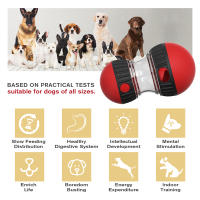 Juguete Interactivo Para Perros Bola De Enigma Con Alimentación Ajustable Dispensador De Golosinas De Enriquecimiento Inteligente Rodante Para Perros - details 0