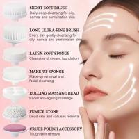 Limpieza Facial Eléctrica 5-en-1 Profunda Y Suave Para Piel Radiante Recargable Con Masaje Versátil Para Cuidado Diario - details 3