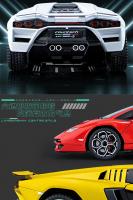 Lamborghini Countach LPI 800-4 Modelo De Coche De Aleación De Metal a Escala 1:24 Con Sonido Y Luz Juguete De Colección Para Niños - details 6