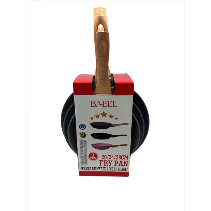PACK X3 - SET X3 - SARTENES - SARTEN - APTO PARA TODO TIPO DE FUEGO - APTO LAVAVAJILLAS - COLOR GRIS - BATERIA DE COCINA - 3 PIEZAS EN GRANITO - 20 CM - 24 CM - 28 CM - ANTIADHERENTE  - MARMOL FUNDIDO A PRESION - APTO INDUCCION - 1
