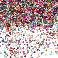 Piedras De Vidrio Rotas Resina Relleno Cristal UV Epoxy Relleno Para DIY Manualidades Arte De Uñas Decoraciones Joyería Hecha a Mano Moldes De Relleno - details 6