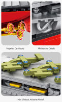 Bloques De Construcción Militar WW2 Gran Buque De Guerra Modelo En Ladrillo Juguete Educativo Para Niños Regalo De Fiestas Para Niños Hombres - details 6