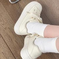 Nuevas Zapatillas Blancas Para Mujer De Verano Zapatos Casuales Multifuncionales Para Estudiantes De Lona Instagram - details 4