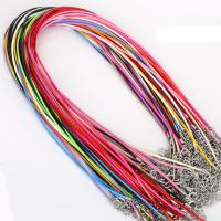 10 Pcs De Cadena De Cuero Falso Para Pulseras Collares Con Cierre De Tobogán Hecho En China Material De Poliéster Para Creación De Joyería DIY - details 9