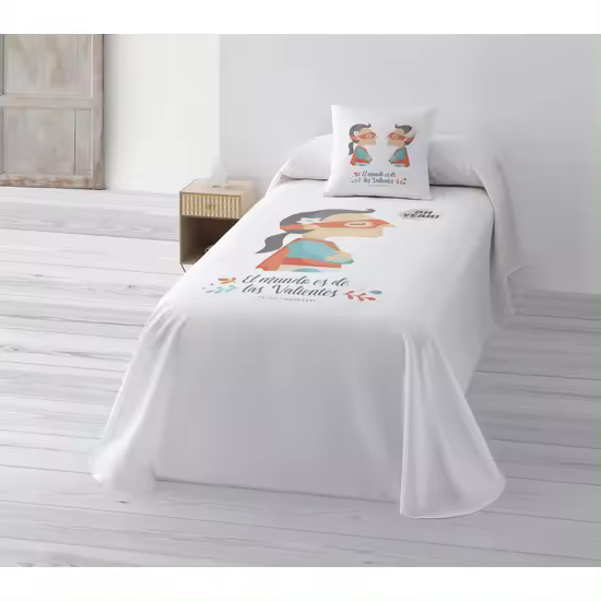 BL BELUM   Colcha bouti entretiempo de Tutti Confetti modelo Superherore Chica - 1