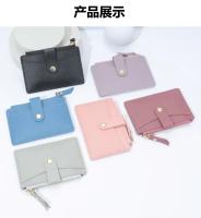 Nueva Monedero Multicartas Diseño Niche Caramelo Colorido Pequeño Y Fresco Para Mujer Material PU Cierre Zipper - details 5