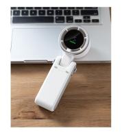 Abanico Turbo Portátil Plegable N607 - Carga USB, Cuello Ajustable y Súper Potente - details 4