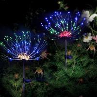 Luces Solares De Fuegos Artificiales Para Jardín Impermeables Decoración De Fiesta Y Boda Luces De Navidad Y Paisaje DIY Garland De Hadas LED Solar - details 1