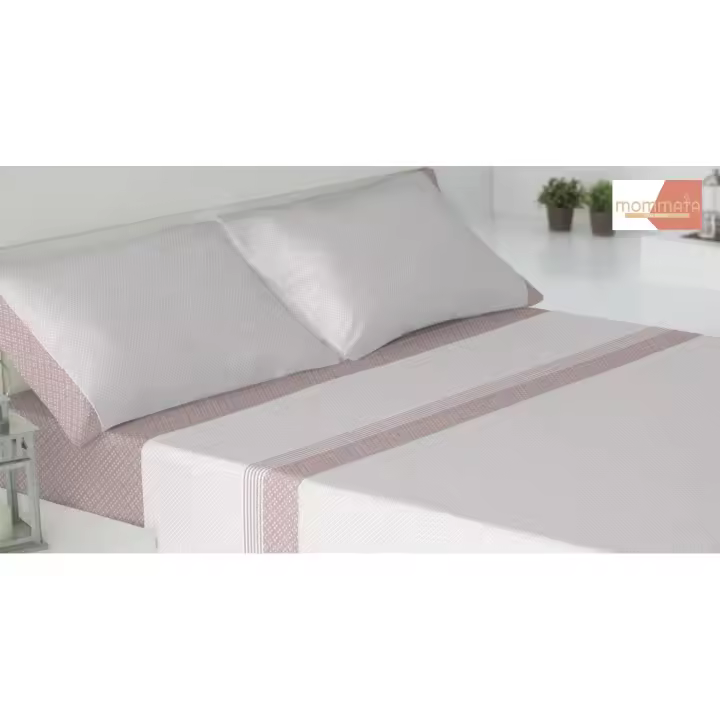 Juego de Sábanas Mommata Modelo Delia- Suavidad, Durabilidad y Estilo para un Descanso Perfecto ✨ | Ropa de Cama - Sábanas de alta calidad con diseños ideales | Varios tamaños disponibles y colores a elegir | 100% poliéster, anti-bolitas | - 1