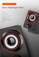 Mini Altavoz De Computadora USB Con Cable Estéreo Surround Portátil Para PC Escritorio Laptop Uso Doméstico Conexión AUX Y USB - details 5