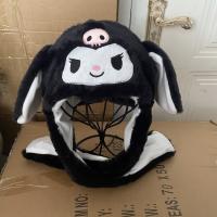 Gorro De Saltar Con Orejas De Sanrio Kuromi Y Hello Kitty LED Plush Divertido Para Adultos Y Niños Regalo De Fiesta De Navidad Decoración - details 3