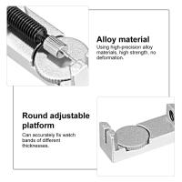 Kit De Herramientas Profesionales Para Reparación De Relojes Herramienta Extendible Para Cortar Y Remover Correas De Reloj Material De Acero Inoxidable Set De Soporte Para Montaje De Bandas - details 6