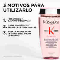 Pack Kérastase Genesis Bain Hydra-Fortifiant Champú x2 – Cabello Debilitado y Anticaída - details 1