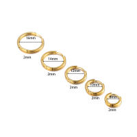 10pcs Gancho Para Pendientes De Acero Inoxidable Redondo Poste De Aretes Para Mujer Suministros Para La Creación De Joyas Accesorios De Joyería - details 1