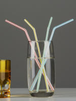 Pajillas De Plástico Coloridas Para Bebidas Para Barra De Té De Fiesta De Boda Cocina Pajillas Desechables En Venta Al Por Mayor - details 5