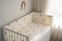 LALA - Bisel de cuna colchón estilo Korean, Cuna de Algodón, cuna para niños, colchón antichoque, protector de cuna extraible y lavable, - details 3