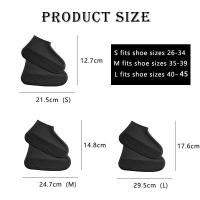 Cubrezapatos De Silicona 2PC Impermeables Reutilizables Anti-deslizantes Para Día Llovido Unisex Accesorios De Clima Para Exterior - details 8