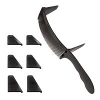 Peine Ajustable S Arc Para Corte De Pelo Profesional Barbería Herramienta De Estilista Diseño Curvo Posicionamiento Combinado Con Corte De Pelo - details 8