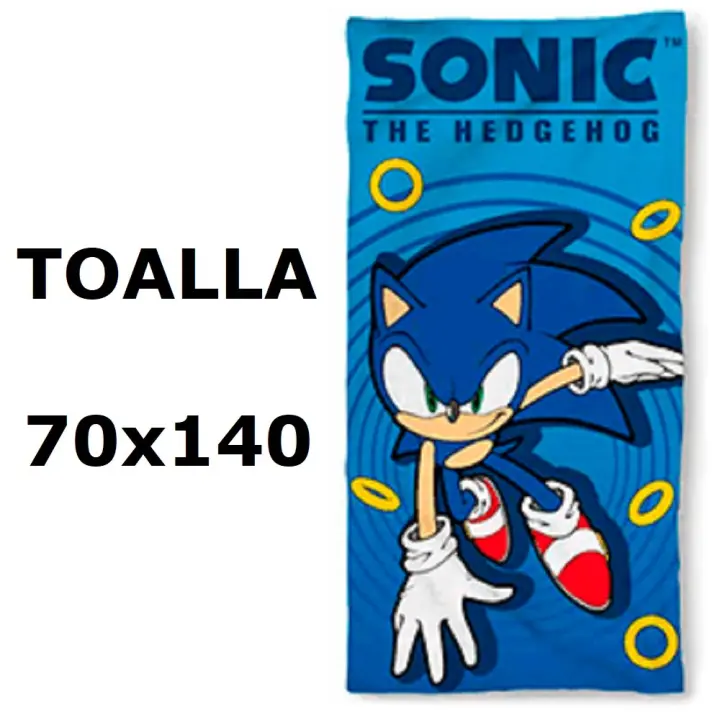 Toalla de playa SONIC,Toalla de baño SONIC,MICROFIBRA 100% POLYESTER,MEDIDAS 70x140cm,cm,fespu - 1