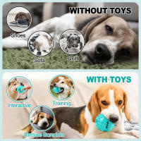 Juguetes Para Masticar Para Perros Juguetes Interactivos De Limpieza Dental Anti Mordedura Con Bolas De Alimentos Que Se Dejan Escapar Juguete Lento Para Mascotas COOLPLAY - details 4