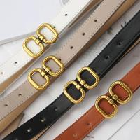 Cinturón De Cuero PU Para Mujer Con Hebilla De Metal Diseñador Adecuado Para Jeans Vestido Pantalones Estilo Casual - details 3