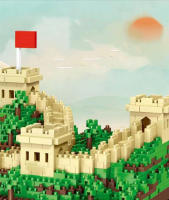 Juego De Construcción De Bloques Micro Suzhou Clásico Jardín Serie Famoso 1800+ Piezas Para Niños Y Adultos Juguetes Educativos De Plástico ABS - details 11