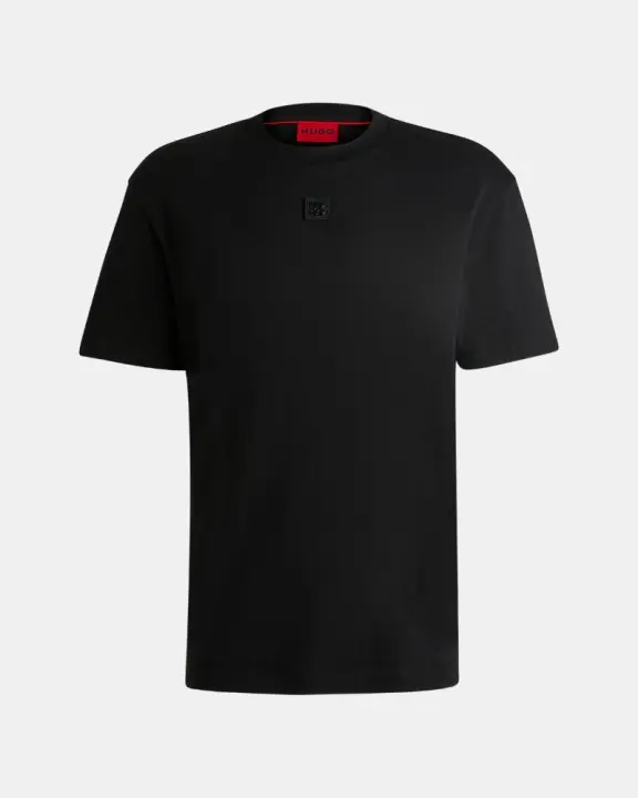 HUGO 50505201 DALILE Camisetas Manga corta Hombre Negro - 1
