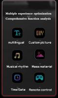 Pantalla LED Portátil Para Coche Con Control Bluetooth App Animación Matriz LED Flexible Iluminación LED Para Vehículos - details 4