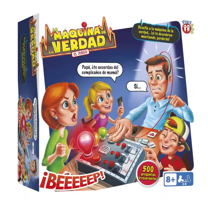 Juego la maquina de la verdad ¿Cuanto sabes de tus amigos y familiares? 17,7x11,4x23,7cm (IMC Toys 96967) - 1