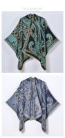 Nuevo Chal de mujer, moda urbana, cárdigan grueso y cálido, poncho - details 2