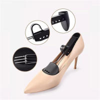 Pareja De Árboles De Zapatos Ajustables De Plástico Para Mujeres Y Hombres Negro Unisex Moda Formador Y Estirador De Calidad Superior - details 0